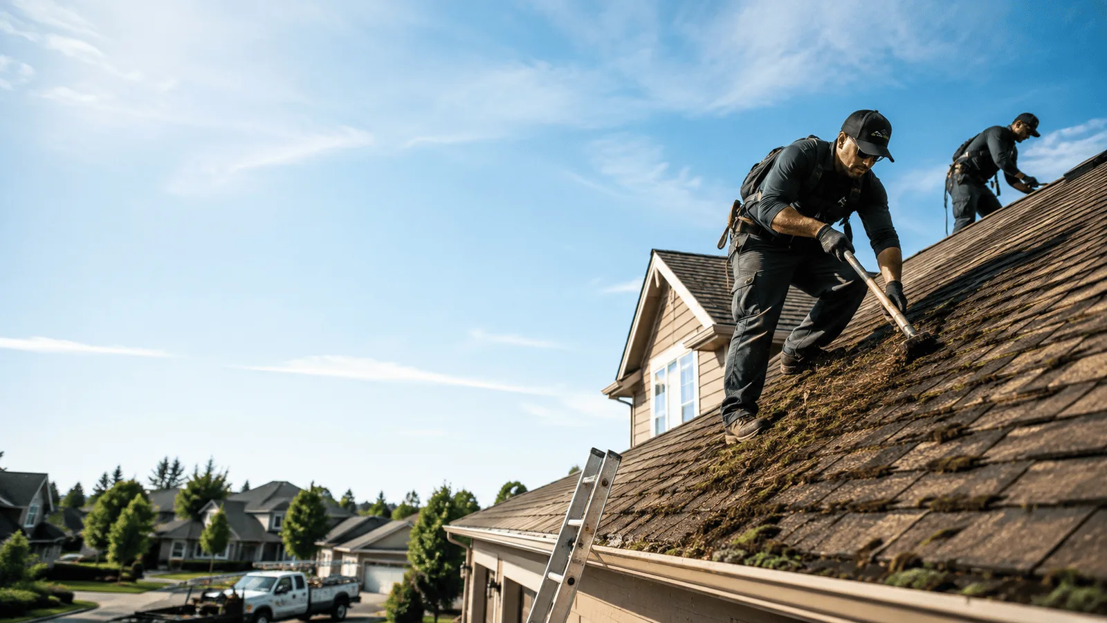 Roof Moss Removal in Camp Point, IL near me